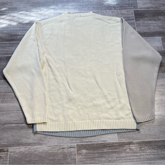 Vintage Y2K Webs Shadow Man Knit Graphic Sweater - Picture 3 of 8